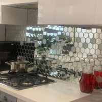 Мозаїка дзеркальна DecorStoneHub Zs-hex-ZS срібляста з сатином 304х303 мм шестигранник для колон Мозаїка дзеркальна DecorStoneHub Zs-hex-ZS срібляста з сатином 304х303 мм шестигранник для колон