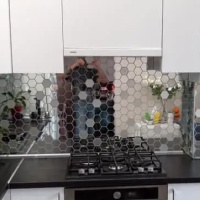 Мозаїка дзеркальна DecorStoneHub Zs-hex-ZS срібляста з сатином 304х303 мм шестигранник для колон Мозаїка дзеркальна DecorStoneHub Zs-hex-ZS срібляста з сатином 304х303 мм шестигранник для колон