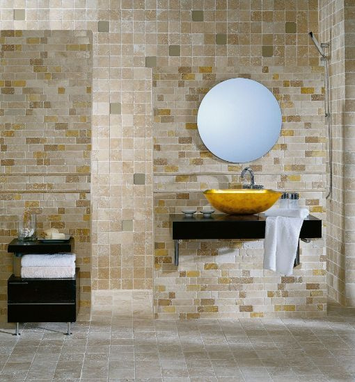 Мозаїка Dune Mosaico Travertino Brick 30.5*30.5 бежева