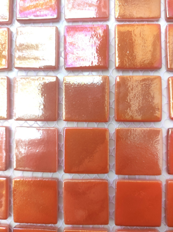 Мозаика стеклянная PL25324 Orange AquaMo