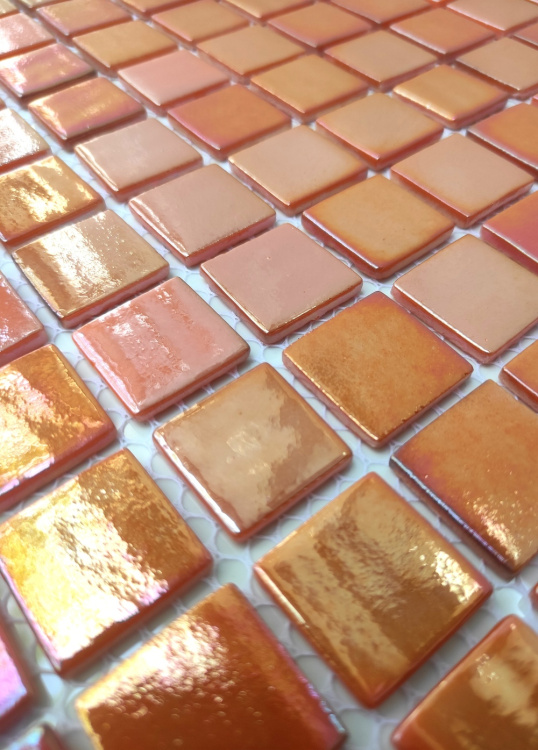 Мозаика стеклянная PL25324 Orange AquaMo