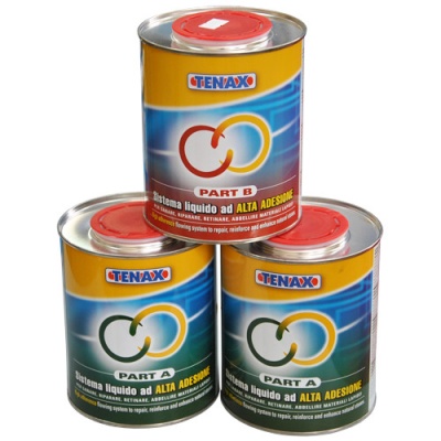 Клей епоксідний Tenax Resina 4030 прозорий 1,5 кг рідкий для ламінування каменю із затверджувачем BM50H
