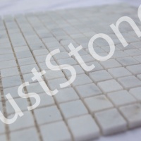 Мозаїка з мармуру Полірована МКР-4П (15x15) White BI Мозаїка з мармуру Полірована МКР-4П (15x15) White BI