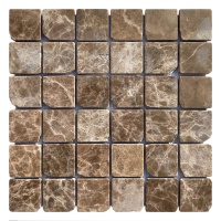 Мозаїка з мармуру Матова МКР-3СВА (47x47) Emperador Dark TR Мозаїка з мармуру Матова МКР-3СВА (47x47) Emperador Dark TR