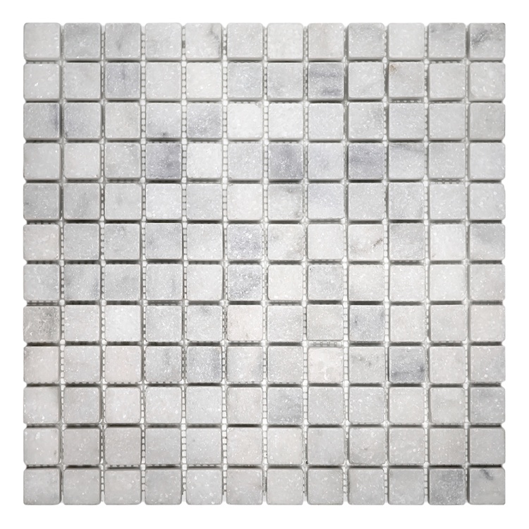 Біла мозаїка з мармуру МКР-2СВ 234