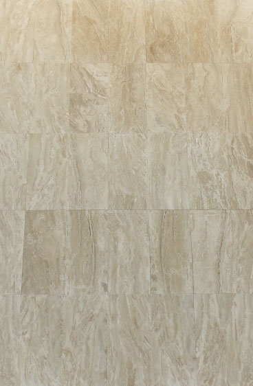 Плитка з травертину Light vein cut (Daino Reale) 1,2 см x French pattern set, римська кладка, бежева матова заповнена шліфована Export