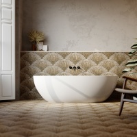 Мозаїка з керамограніту Kotto Ceramica MI7 K060201 Italian Fan Ambra/Solare/Beige/Salino 0,084 м2