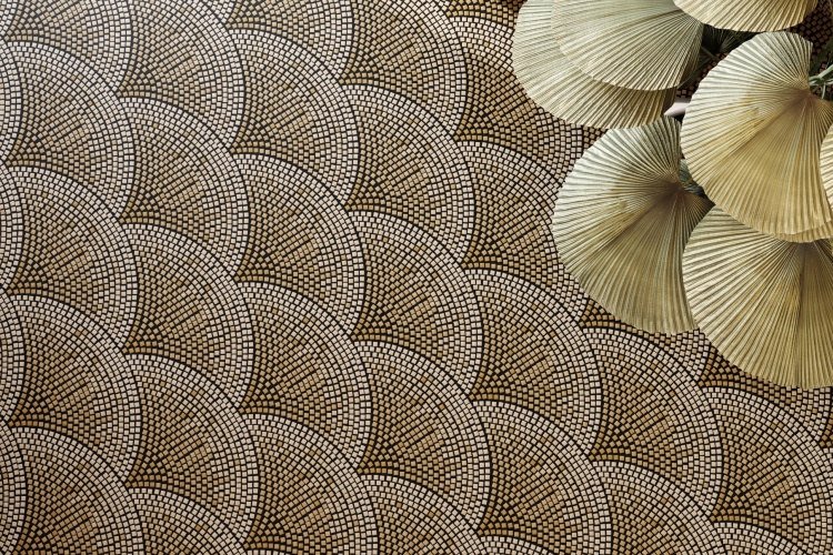 Мозаїка з керамограніту Kotto Ceramica MI7 K060201 Italian Fan Ambra/Solare/Beige/Salino 0,084 м2