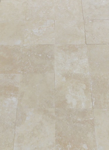 Плитка з травертину Light Filled and Honed 1,2 х40, 6х40, 6 см, бежева матова заповнена шліфована Export