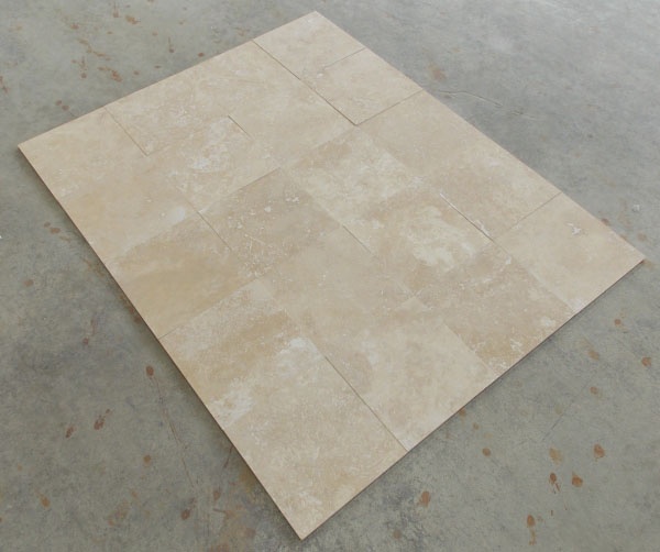 Плитка з травертину Light Filled and Honed 1,2 х40, 6х40, 6 см, бежева матова заповнена шліфована Export