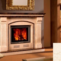 Портал для каміна Bravo Тулуза Botticino + Emperador Dark мармур бежевий/коричневий прямий Портал для каміна Bravo Тулуза Botticino + Emperador Dark мармур бежевий/коричневий прямий