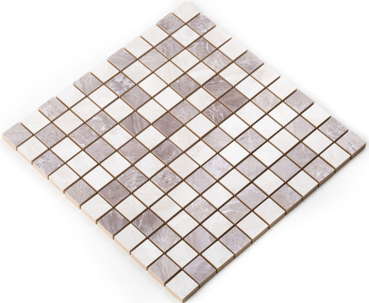 Мозаїка керамічна Kotto Ceramica СМ 3019 C2 gray/white 300 x 300 х 10 ( 25 х 25 )