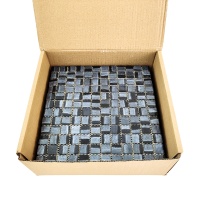 Мозаика стеклянная METALLIC TITANIUM AquaMo