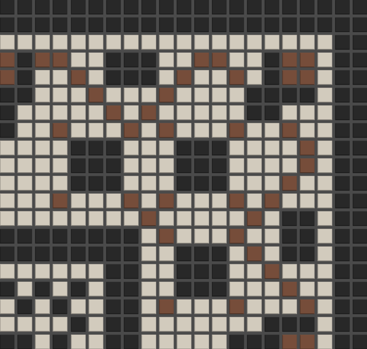 Мозаика из керамогранита Kotto Ceramica MI7 K060800 Lviv Legends рапорт Beige/Lapislazzuli/Noce/Nero