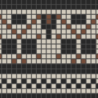 Мозаика из керамогранита Kotto Ceramica MI7 K060800 Lviv Legends рапорт Beige/Lapislazzuli/Noce/Nero