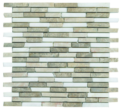 Мозаика Dune Afyon 29*32.5 белая бежевая