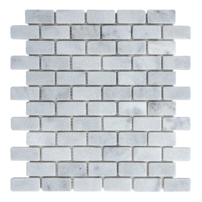 Мозаїка з мармуру Матова МКР-11СВ (47x23) White BI