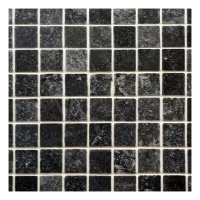 Мозаїка із мармуру чорна матова МКР-3СВ 197