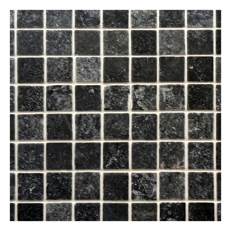 Мозаїка із мармуру чорна матова МКР-3СВ 197