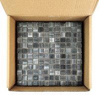 Мозаїка скляна METALLIC SILVER AquaMo Мозаїка скляна METALLIC SILVER AquaMo