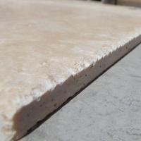 Плитка з травертину Light Brushed 1,2 см x French pattern set, римська кладка бежева брашована з колотим краєм Export Плитка з травертину Light Brushed 1,2 см x French pattern set, римська кладка бежева брашована з колотим краєм Export