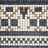 Мозаїка з керамограніту Kotto Ceramica MI7 K060802 Lviv Legends фриз Beige/Noce/Nero Мозаїка з керамограніту Kotto Ceramica MI7 K060802 Lviv Legends фриз Beige/Noce/Nero