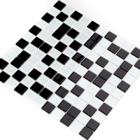 Мозаїка керамічна Kotto Ceramica GM 4001 C2 black/white 300 х 300 х 4 ( 25 х 25 )