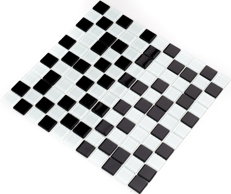 Мозаїка керамічна Kotto Ceramica GM 4001 C2 black/white 300 х 300 х 4 ( 25 х 25 )
