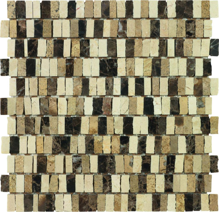 Мозаика Dune Odeon 30.5*30.5 бежевая коричневая