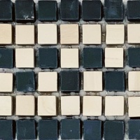 Мозаика из керамогранита Kotto Ceramica MI7 K060803 Lviv Legends фриз Beige/Nero