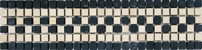 Мозаика из керамогранита Kotto Ceramica MI7 K060803 Lviv Legends фриз Beige/Nero