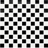 Мозаїка керамічна Kotto Ceramica GM 4002 CC black/white 300 х 300 х 4 ( 25 х 25 )