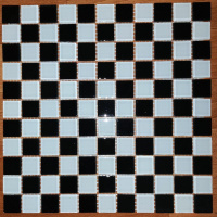 Мозаїка керамічна Kotto Ceramica GM 4002 CC black/white 300 х 300 х 4 ( 25 х 25 )