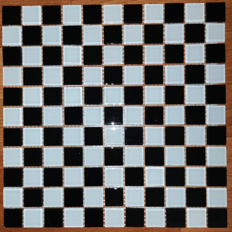 Мозаїка керамічна Kotto Ceramica GM 4002 CC black/white 300 х 300 х 4 ( 25 х 25 )