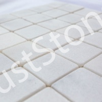 Мозаїка з мармуру Матова МКР-3СВ (47x47) White BI Мозаїка з мармуру Матова МКР-3СВ (47x47) White BI