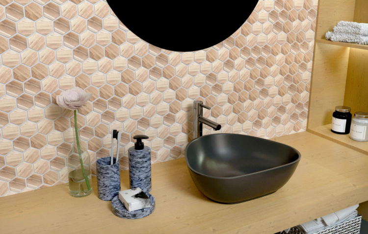 Мозаїка керамічна Kotto Ceramica HEXAGON HP 6027 Мат 295 х 295 х 9