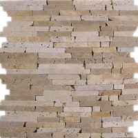 Мозаика Dune Mosaico Travertino Pencil 26*26 бежевая
