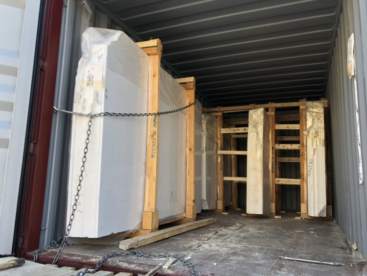 Thassos Commerce, Мармуровий сляб (сляб) 20мм