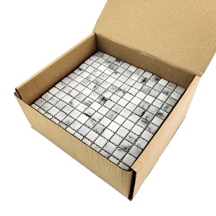 Мозаїка скляна CALCUTTA WHITE AquaMo