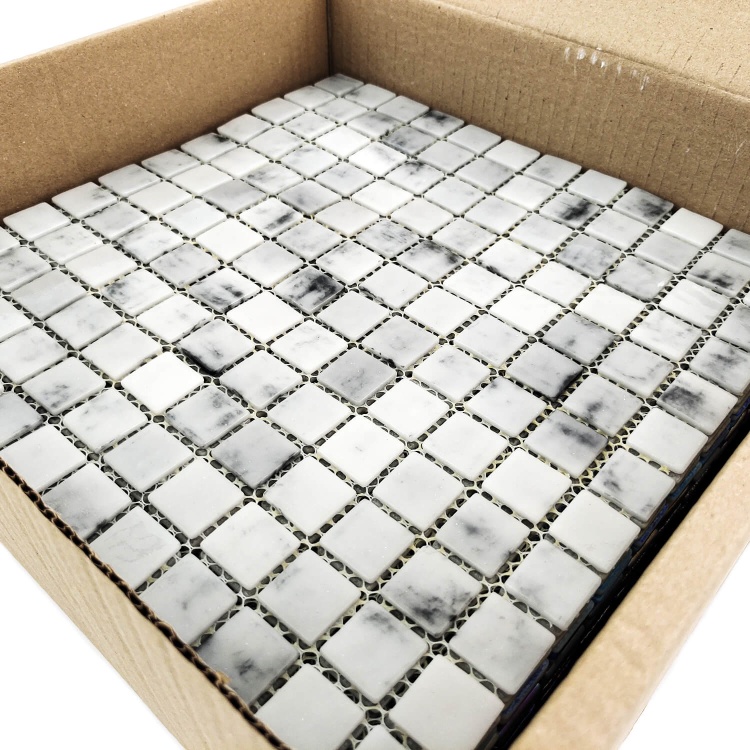 Мозаїка скляна CALCUTTA WHITE AquaMo