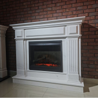 Портал для каміна Bravo Таллінн Polaris мармур білий прямий