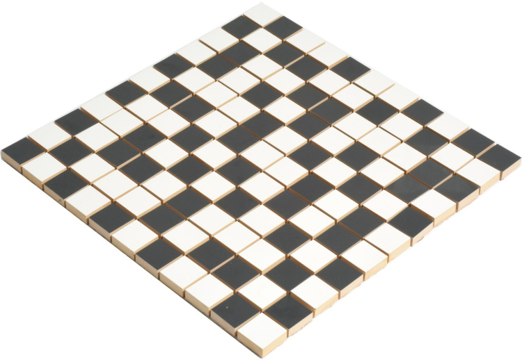 Мозаїка керамічна Kotto Ceramica СМ 325106 C2 estet white/estet graphite 300 х 300 х 9 ( 25 х 25 )