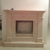 Портал для каміна KrimArt Olimp Victoria Beige мармур бежевий прямий Портал для каміна KrimArt Olimp Victoria Beige мармур бежевий прямий