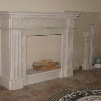 Портал для каміна KrimArt Olimp Victoria Beige мармур бежевий прямий Портал для каміна KrimArt Olimp Victoria Beige мармур бежевий прямий