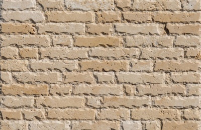 Плитка з травертину Light Brushed 2,1х5см х FL (вільна довжина), бежева брашована з колотим краєм Export