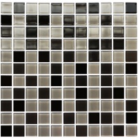 Мозаїка керамічна Kotto Ceramica GM 4008 C3 black/gray m/gray w 300 х 300 х 4 ( 25 х 25 )