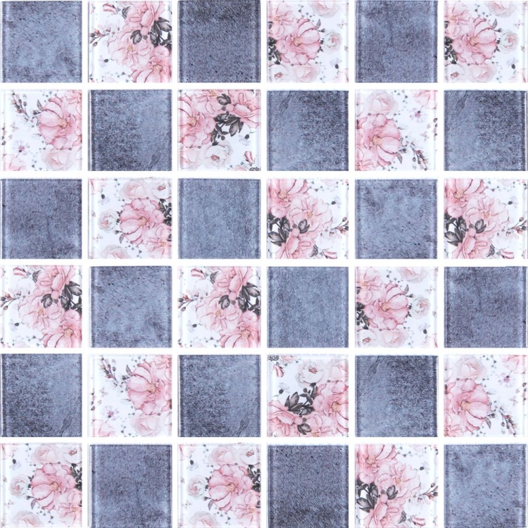 Мозаїка скляна Kotto Ceramica GMP 0848009 СС print 8/print 39 300 x 300 х 8 ( 48 х 48 )