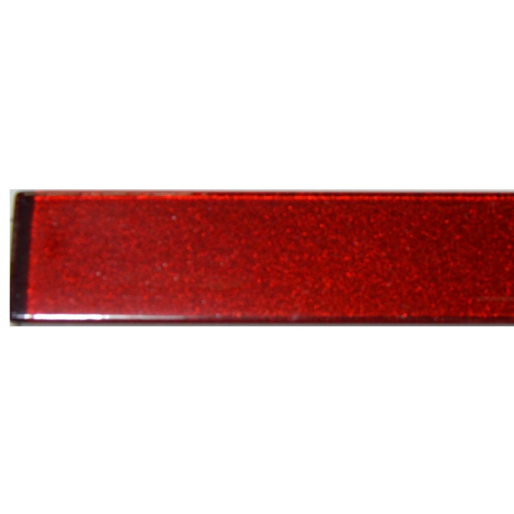 Фриз скляний Kotto Ceramica GF 6003 red silver 25 х 600 х 8