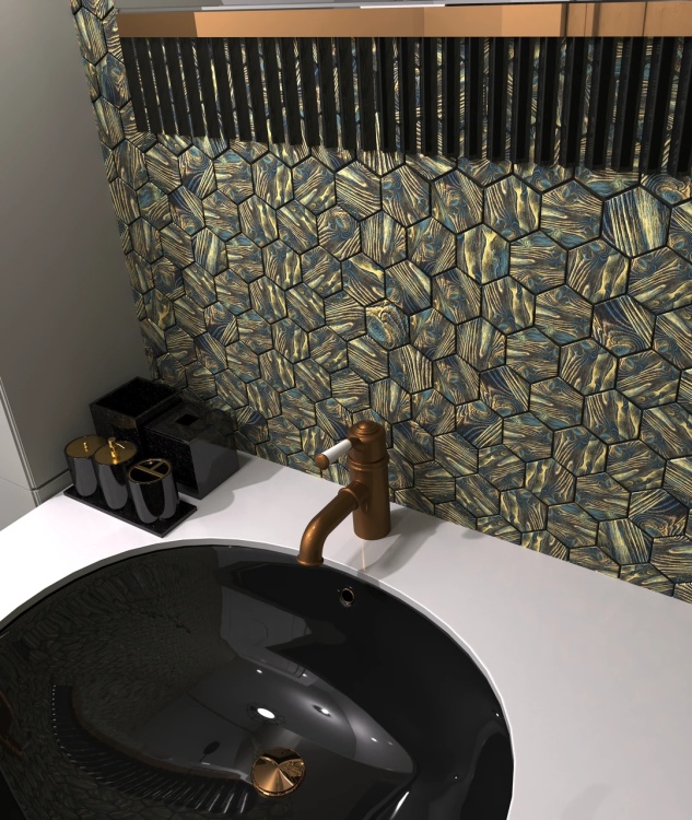 Мозаїка керамічна Kotto Ceramica HEXAGON HP 6029 295 х 295 х 9