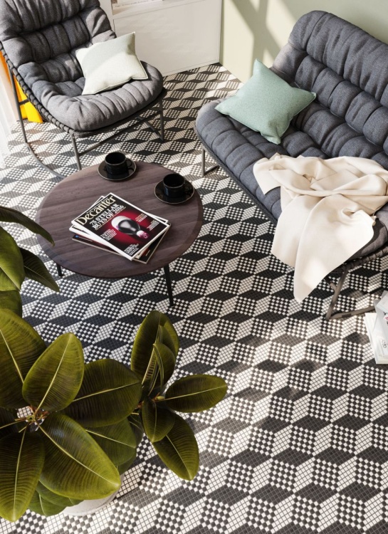 Мозаїка з керамограніту Kotto Ceramica MI7 K0605 Geometria рапорт Salino/Bucchero